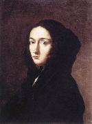 ROSA, Salvator Portrait of the Artist's Wife Lucrezia af oil